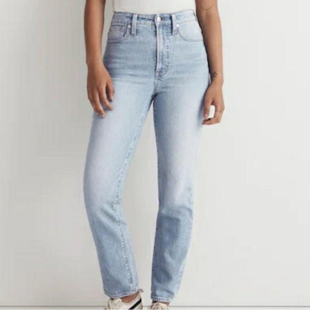 Madewell Perfect Vintage Jean Light Wash High Waisted Slim